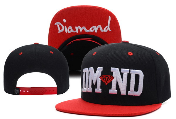 Diamond Black Snapback Hat XDF 1 0617